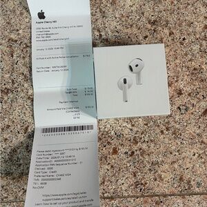 Apple AirPods 4 with Noise Cancellation - White